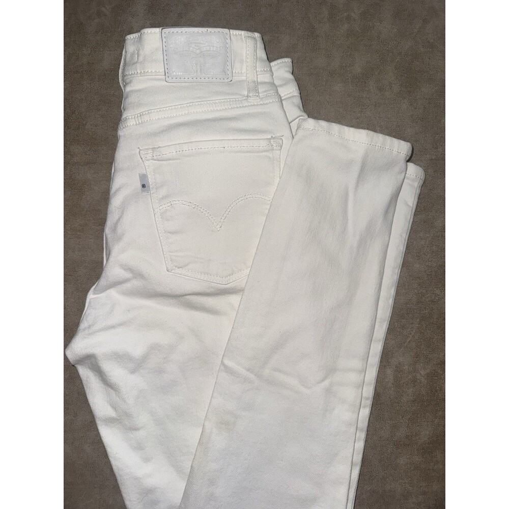 Levi’s 311 Shaping Skinny Jeans Women’s 26 White High Rise Stretch Denim Slim Fi
